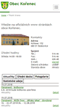 Mobile Screenshot of korenec.cz